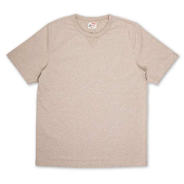 BT-06 GUSSET TEE Brown Melee Extra Heavy Jersey