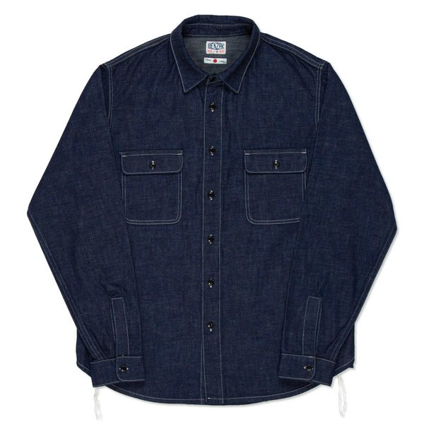 BWS-01 WORK SHIRT 8 oz. Tinted Denim