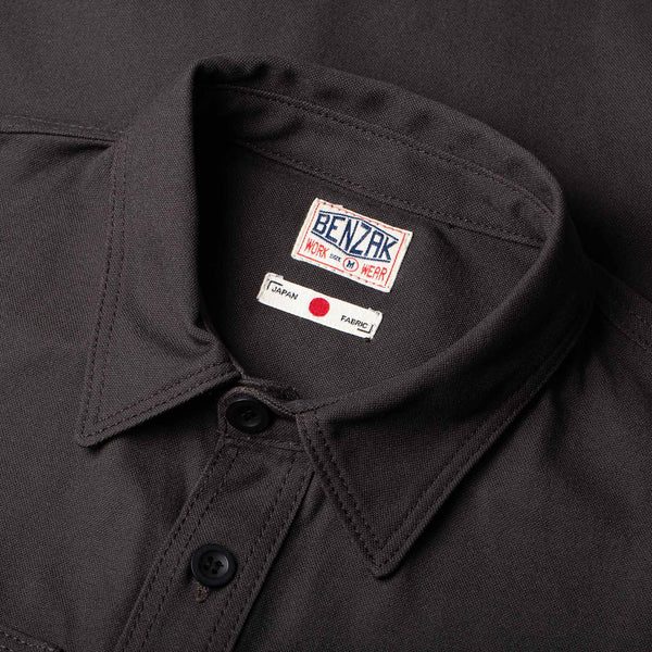 BWS-04 SCOUT OVERSHIRT 9 oz. Slate Selvedge Duck Canvas